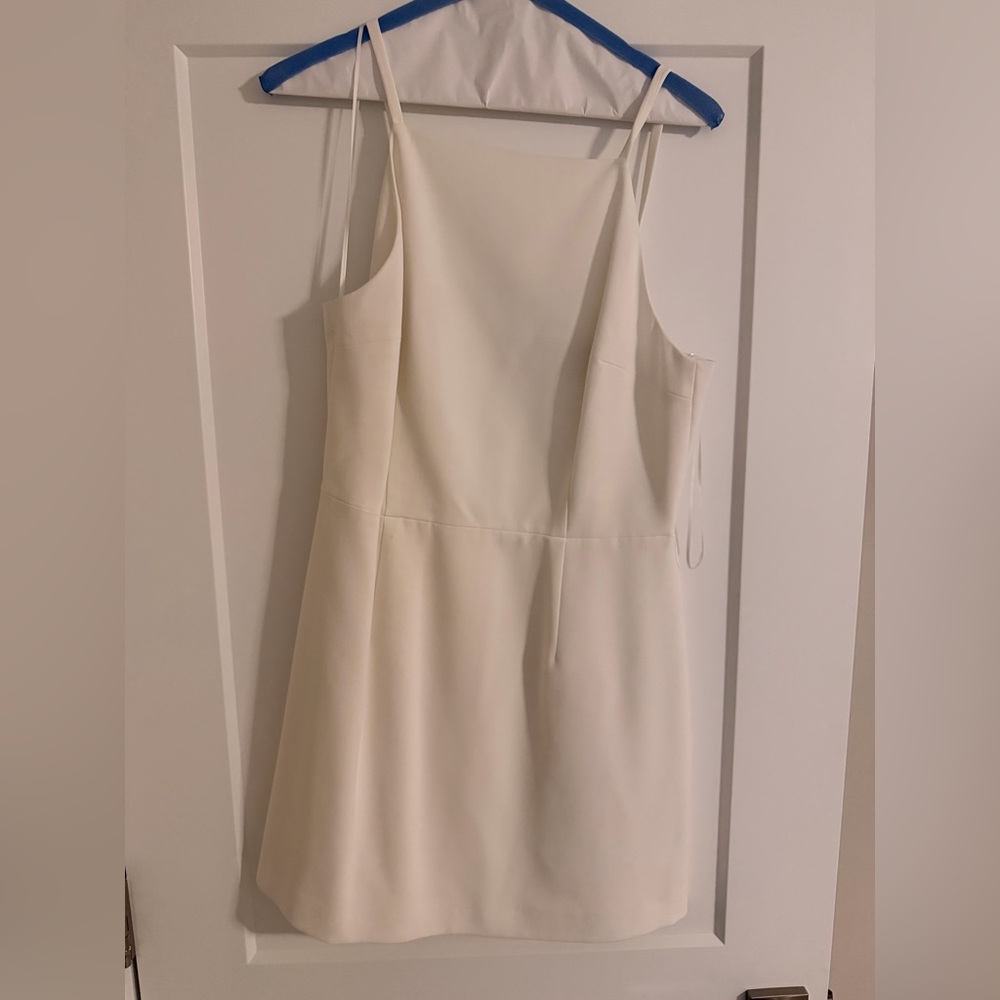 French Connection Ivory Mini Dress – Size 8 – Strappy Back